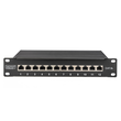 DN-91612S-EA Digitus Cat.6A Patch Panel, geschirmt, 12 Port, 1HE, 10, schwarz Produktbild Additional View 1 S