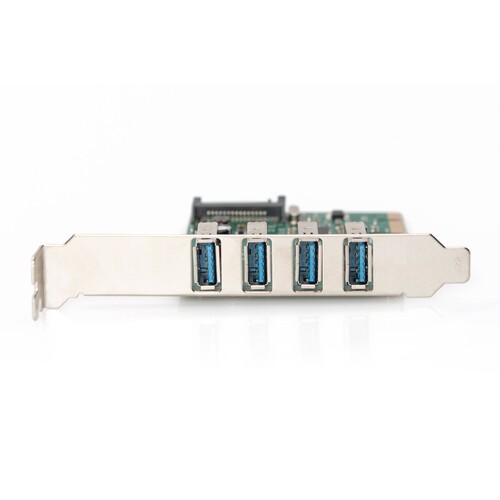 DS-30221-1 Digitus 4 Port USB 3.0 PCI Express-Karte Produktbild Additional View 1 L