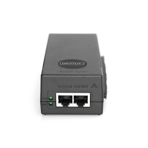 DN-95108 Digitus 10 Gigabit Ethernet PoE+ Injector, 802.3at Power Pins:3/6(+ Produktbild Additional View 1 L