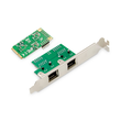 DN-10134 Digitus 2 port Gigabit Ethernet mini PCI Express Card single lane, low Produktbild Additional View 1 S