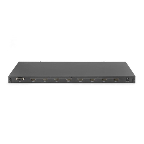 DS-43308 Digitus 4x4 HDMI Matrix Switch, 19 Zoll 4K/60Hz, silber/schwarz Produktbild Additional View 1 L