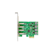 DS-30226 Digitus USB PCI Express Add On card USB3.0, 4 port A/F, Chipset: VL805 Produktbild Additional View 1 S