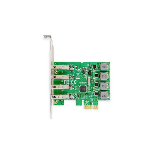 DS-30226 Digitus USB PCI Express Add On card USB3.0, 4 port A/F, Chipset: VL805 Produktbild Additional View 1 L