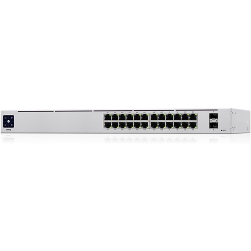 USW-24-POE Ubiquiti UniFi 24Port Gigabit Switch 2xSFP Produktbild Additional View 1 L