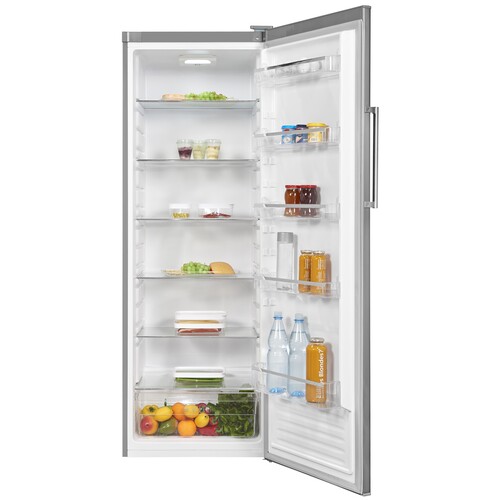 810540301 Exquisit KS350 V H 040E Kühlschrank 170,0x60,0x59,0 INOX Produktbild Additional View 1 L