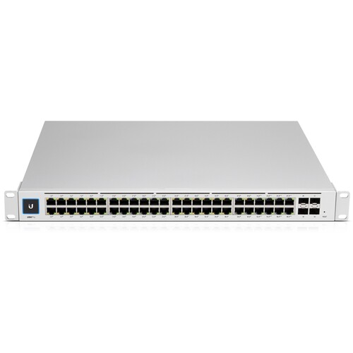 USW-PRO-48-POE Ubiquiti 48-Port Gigabit Switch mit Layer3 Features, SFP+ Produktbild Additional View 1 L