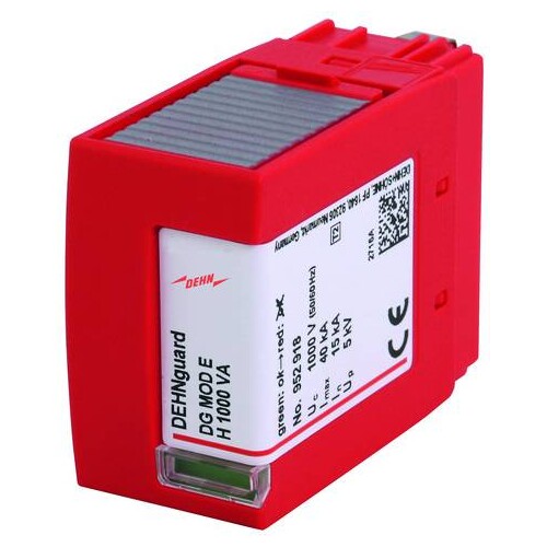 952918 Dehn Überspannungsableiter Typ 2 Schutzmodul für DG SE H 1000 VA FM Produktbild Additional View 1 L