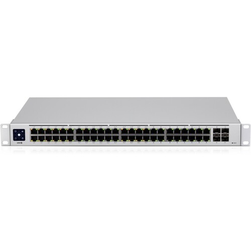 USW-48-POE UniFi USW PoE 802.3at 48-Port Switch mit 4x SFP Produktbild Additional View 1 L