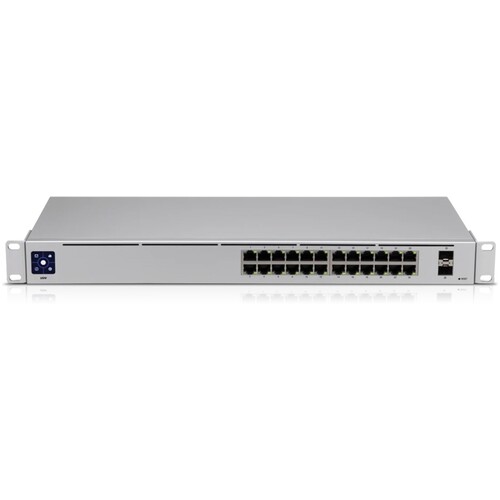 USW-24 Ubiquiti UniFi 24Port Gigabit Switch mit SFP Produktbild Additional View 1 L