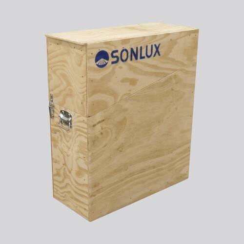 95-0256-0040 Sonlux Transportkiste (Holz) für PowerDisk Produktbild Additional View 1 L