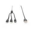 AK-300160-010-S Assmann 3 in 1 Ladekabel USB A,Lightn.,Micro USB,USB C Produktbild Additional View 1 S