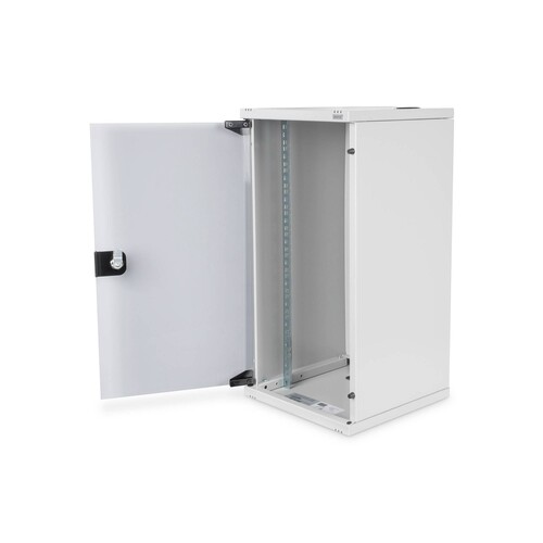 DN-10-12U Digitus 10 Schrank Wandm. 12HE, Grey H 592 x B 312 x T 300 mm Produktbild Additional View 1 L