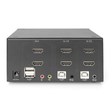 DS-12860 Digitus KVM SWITCH 2 Port, 2xHDMI in 2x HDMI out, 4K60Hz, SD Produktbild Additional View 1 S