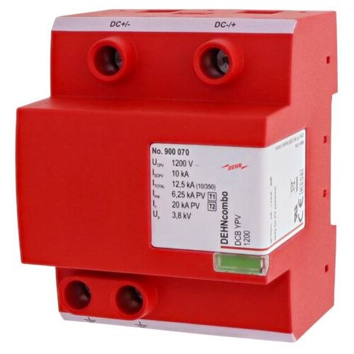 900070 Dehn Kombiableiter DEHNcombo YPV für Photovoltaik Systeme bis 1200V DC Produktbild Additional View 1 L