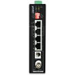 IVC-234GT Planet IP30 Industrial 1 Port BNC/RJ11 to 4 Port Gigabit Ethernet Ext Produktbild 1 S