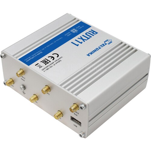 RUTX11 Teltonika LTE Cat6 Dual SIM Router, 4x 1Gbit, Wave 2 802.11ac, GPS, Produktbild Additional View 1 L