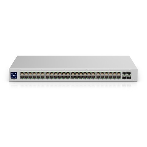 USW-48 Ubiquiti UniFi USW 48 Port Gigabit Switch mit 4x SFP, lüfterlos Produktbild Additional View 1 L