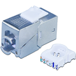 WKS JACK STP KAT6A Wirewin KAT6A 10 Gigabit Ethernet Keystone Modul Produktbild Additional View 1 S