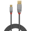 36635 Lindy USB 2.0 Kabel USB-A Stecker auf USB-Mini-B 7,5m Cromo Line Produktbild Additional View 1 S