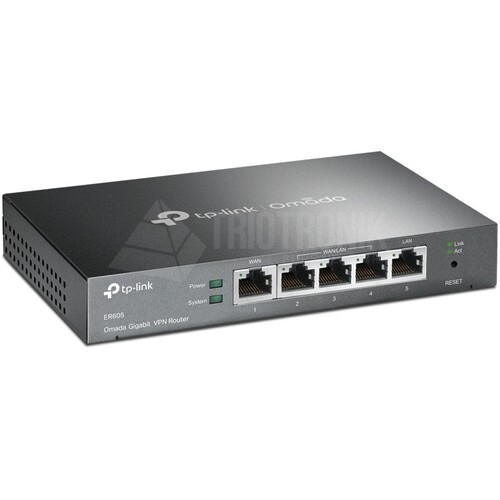 ER605 Ubiquiti SafeStream Gigabit Multi WAN VPN Router Produktbild Additional View 1 L