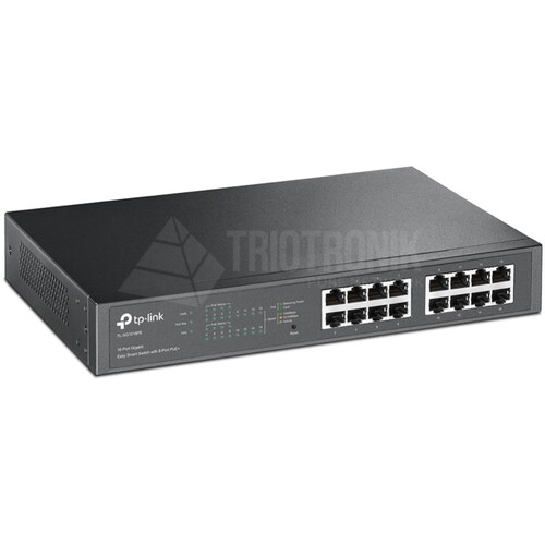 TL-SG1016PE TP-Link 16 Port Gigabit Easy Smart Switch with 8 Port PoE+ Produktbild Additional View 1 L