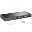 TL-SG3428 TP-Link JetStream 24 Port Gigabit L2 Managed Switch Produktbild 1 S