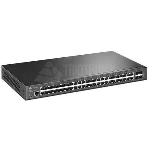 TL-SG3452 TP-Link JetStream 48 Port Gigabit L2 Managed Switch Produktbild Additional View 1 L