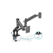 DA-90417 Digitus DA 90417 Dual Gas Spring Monitor Clamp Mount with USB bis Produktbild Additional View 1 S