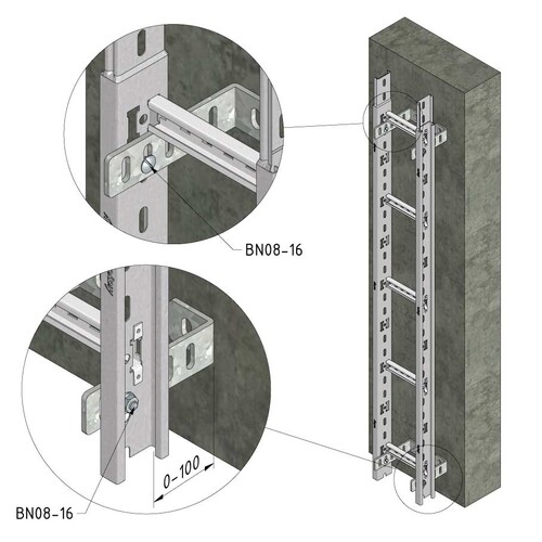 17570 Trayco CLF DBL 0 100 DG Abstandsbügel Deckel leicht Bereich 0 1 Produktbild Additional View 1 L