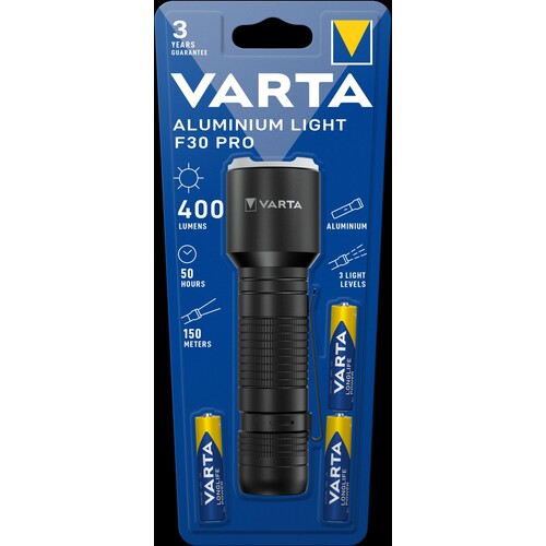 17608101421 Varta Aluminium Light F30 Pro Taschenlampe Produktbild Additional View 1 L