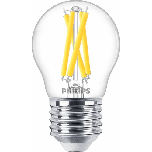 44953400 Philips Lampen MAS LEDLusterDT3.5 40W E27 927 P45CL G Produktbild Additional View 1 L