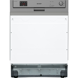 952003 Sharp QW- HX12S47ES- DE Geschirrspüler, 60cm, teilint., 13 MG, Produktbild front M