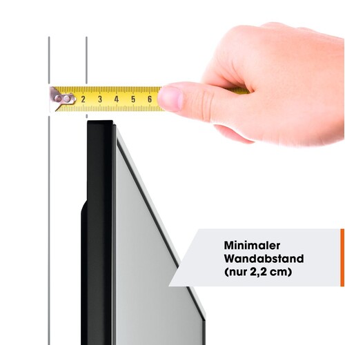 TVM 1205 Vogels TV-Wandhalterung 19-50" fix 200x200 max.30kg schwarz Produktbild Additional View 1 L