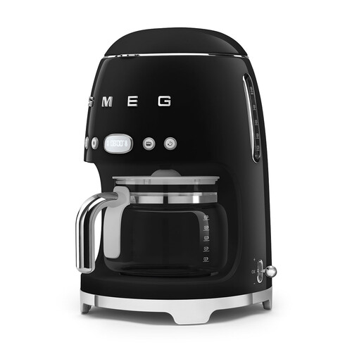 DCF02BLEU SMEG 50s Style, Filter- Kaffeemaschine, Schwarz, 10 Tassen, LED Produktbild Additional View 1 L