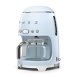 DCF02PBEU SMEG 50s Style, Filter- Kaffeemaschine, Pastellblau, 10 Tassen, Produktbild Additional View 1 S