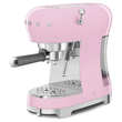 ECF02PKEU SMEG 50s Style, Espresso- Kaffeemaschine, Cadillac Pink, Siebträg Produktbild Additional View 1 S