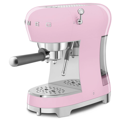 ECF02PKEU SMEG 50s Style, Espresso- Kaffeemaschine, Cadillac Pink, Siebträg Produktbild Additional View 1 L