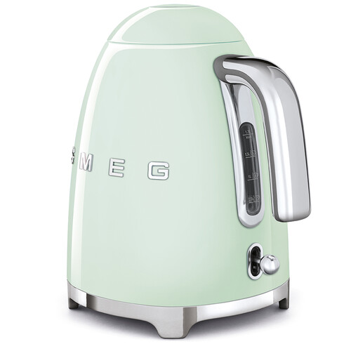 KLF03PGEU SMEG 50s Style, 1,7 I- Wasserkocher, Pastellgrün, Soft Opening Produktbild Additional View 1 L