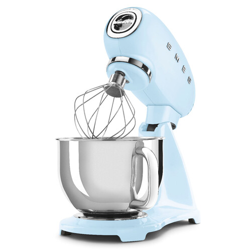 SMF03PBEU SMEG 50s Style, Küchenmaschine mit 4,8 l Edelstahlschüssel, Full-Color Produktbild Additional View 1 L