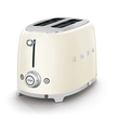 TSF01CREU SMEG 50s Style, 2-Schlitz- Toaster, kompakt, Creme, 6 Röstgradstuf Produktbild 1 S