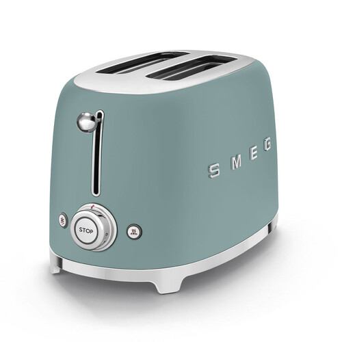 TSF01EGMEU SMEG 50s Style, 2-Schlitz- Toaster, kompakt, Emerald Green-Matt, 6 Produktbild Additional View 1 L