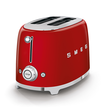 TSF01RDEU SMEG 50s Style, 2-Schlitz- Toaster, kompakt, Rot, 6 Röstgradstufen Produktbild Additional View 1 S