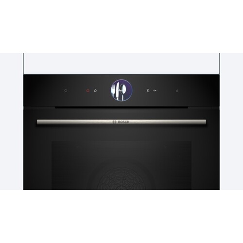 HSG7361B1 Bosch Einbau-Dampfbackofen 60 x 60 cm, Schwarz Serie 8 Produktbild Additional View 1 L