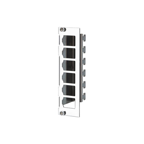 130B10E2E-E Metz Connect Modul Modulträger 3HE, 7 TE 6 Port Edelstahl Produktbild Additional View 1 L