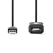 CCGL60EXTBK50 Nedis Aktives USB 2.0 Verlängerungskabel A Ste.- A Buchse 5,0m Produktbild Additional View 1 S