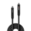 43398 Lindy 10m USB 3.2 Gen 2 & DP 1.4 Typ C Hybridkabel Produktbild Additional View 1 S