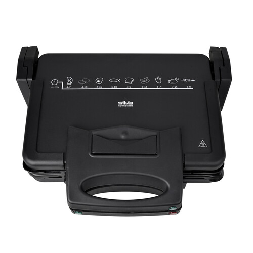 420045 Silva KG 2410 Kontaktgrill, 1700 W, 2 Thermostate, schwarz matt Produktbild Additional View 1 L