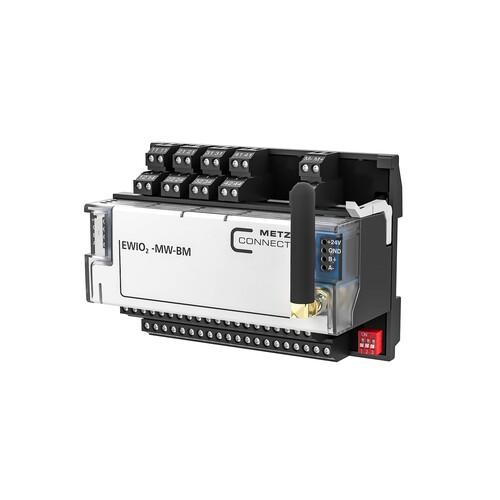 110934 Metz Connect EWIO2-MW-BM M-Bus / WLAN / BACnet / Modbus Produktbild Additional View 1 L