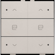 102-52036 Niko Zweifach Taster mit LED für Niko Home Control, light grey Produktbild 1 S