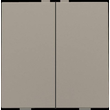 123-51002 Niko Zweifach Taster für Niko Home Control, bronze coated Produktbild 1 S
